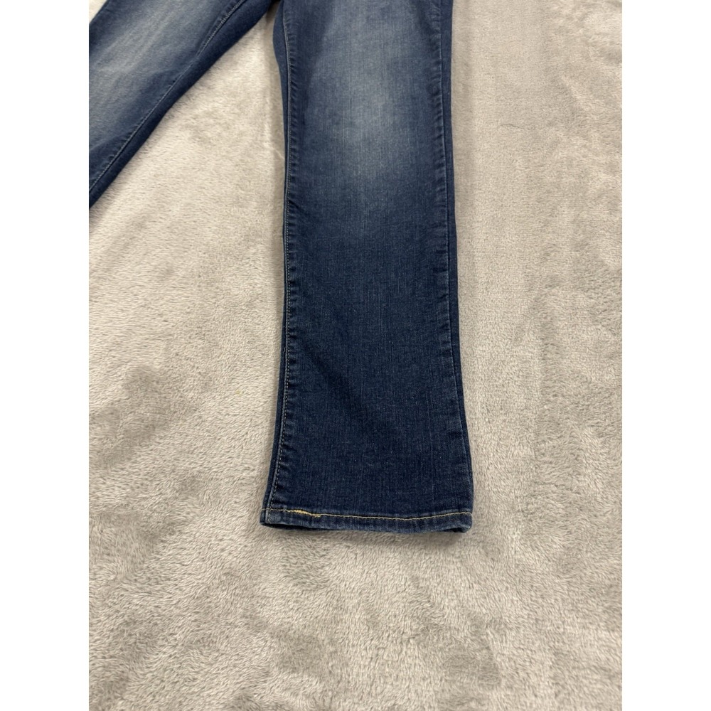 Levis Jeans Womens W30 L30 Skinny Comfort Stretch Whiskered Mid Rise Dark‎ Blue - Picture 9 of 16